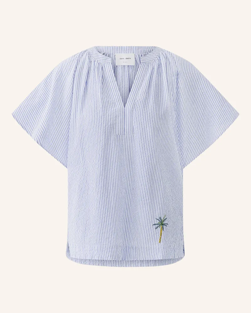 Oui  Blusenshirt blau Hellblau