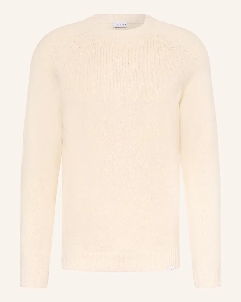 Nowadays Pullover weiss Creme