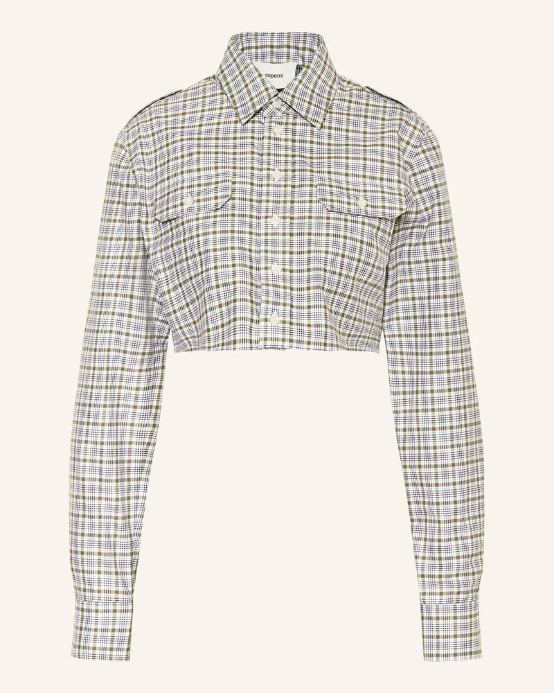COPERNI Cropped-Hemdbluse Oliv