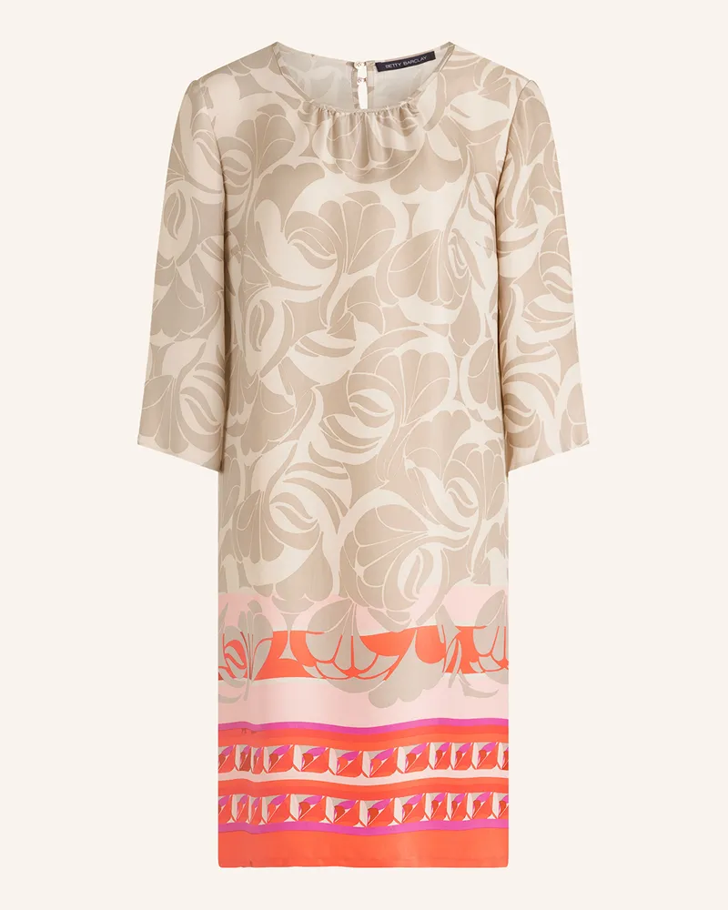 Betty Barclay Satinkleid mit 3/4-Arm Beige
