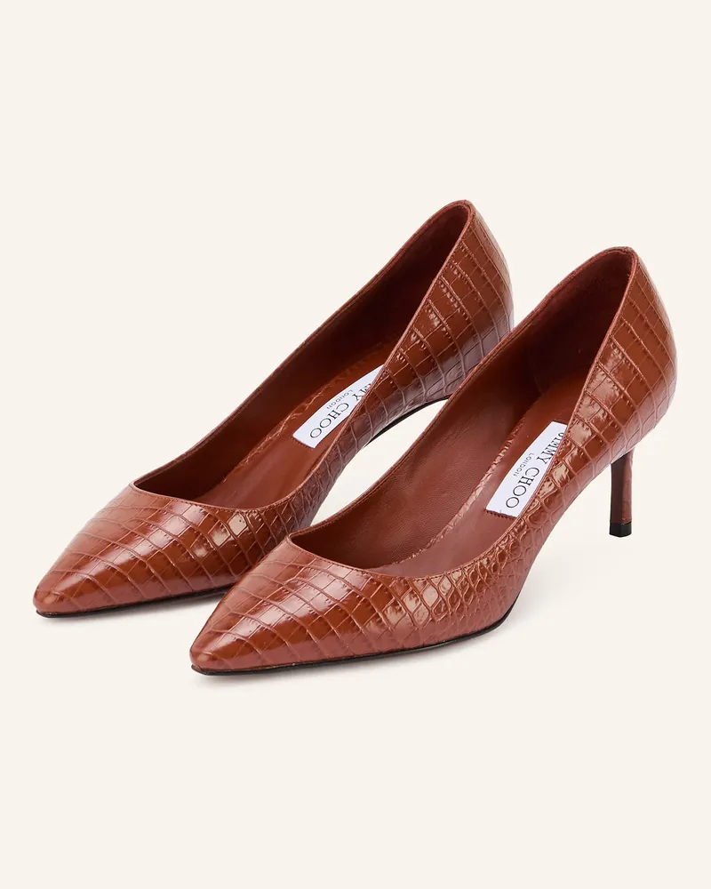 Jimmy Choo Pumps Romy 60 braun Cognac