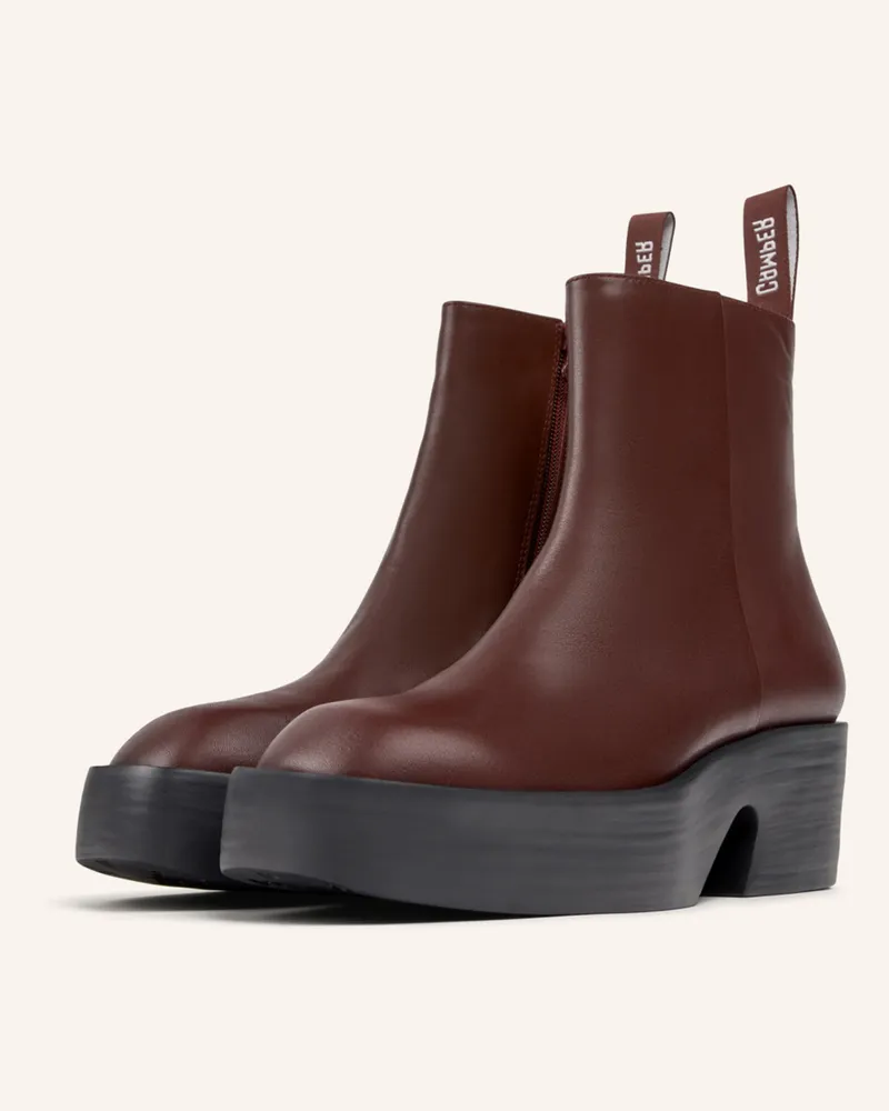 Camper Stiefeletten Billie rot Dunkelrot