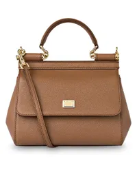 Dolce & Gabbana Handtasche MISS SICILY MINI Braun