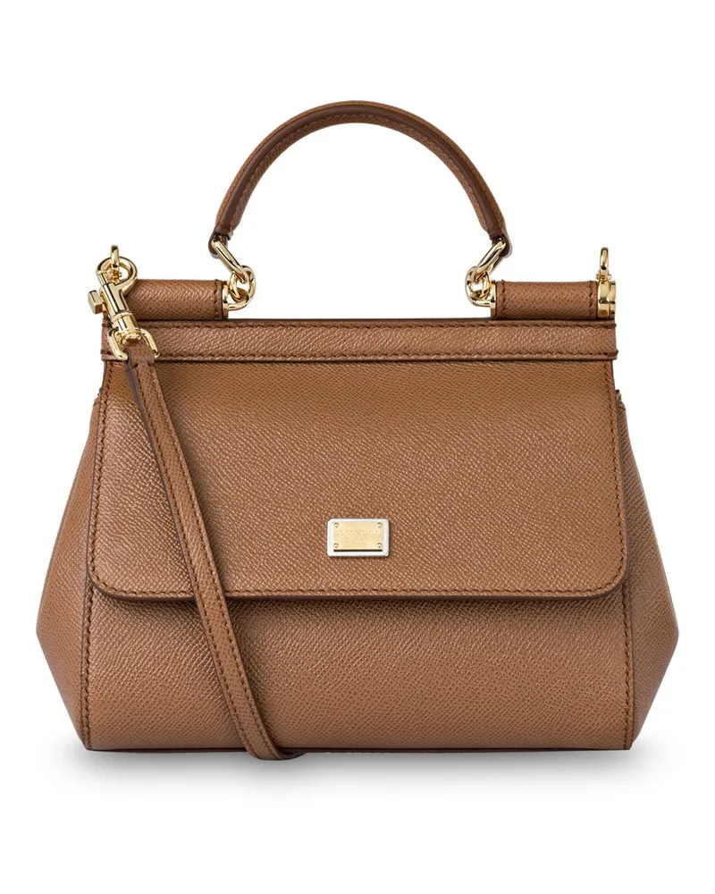 Dolce & Gabbana Handtasche MISS SICILY MINI Braun