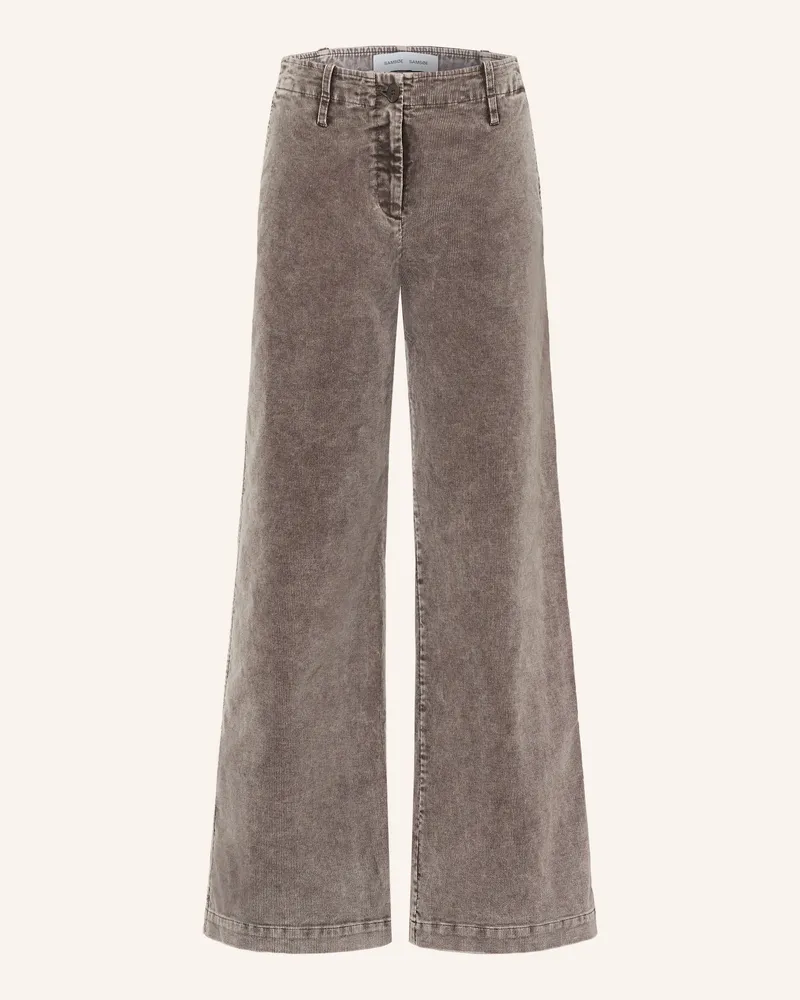 Samsøe & Samsøe Cordhose Saheaven braun Beige