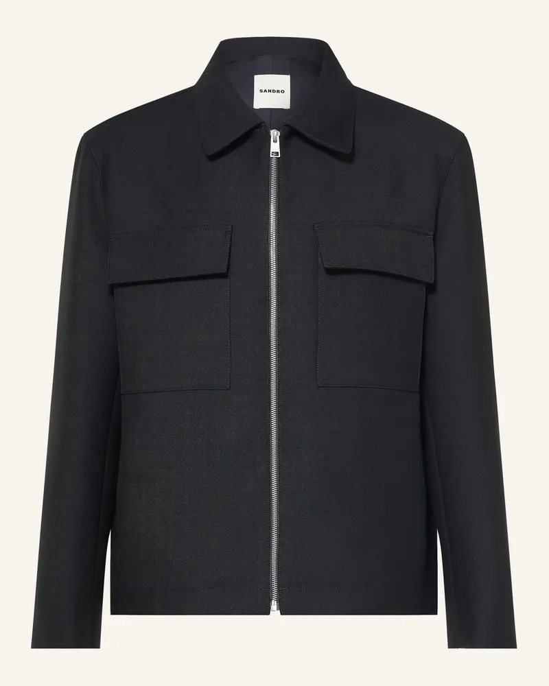 Sandro Jacke blau Dunkelblau