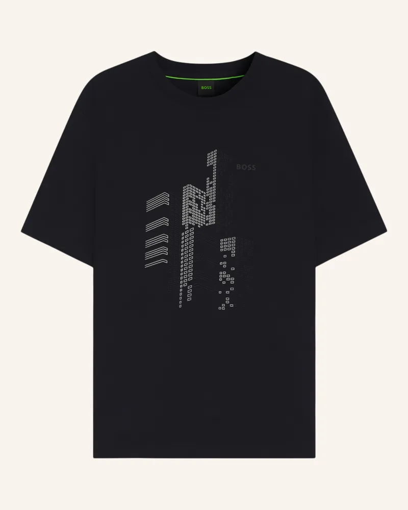 HUGO BOSS T-Shirt TEE GRX ZONE Relaxed Fit Dunkelblau