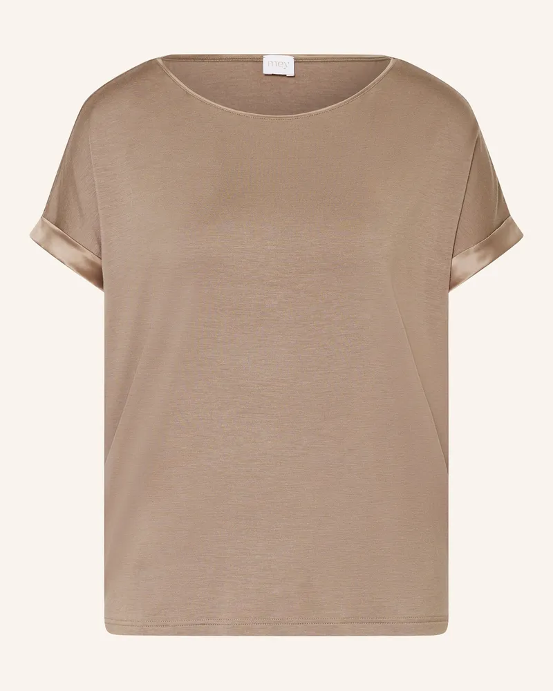 Mey Schlafshirt Serie PURE CHIC Taupe