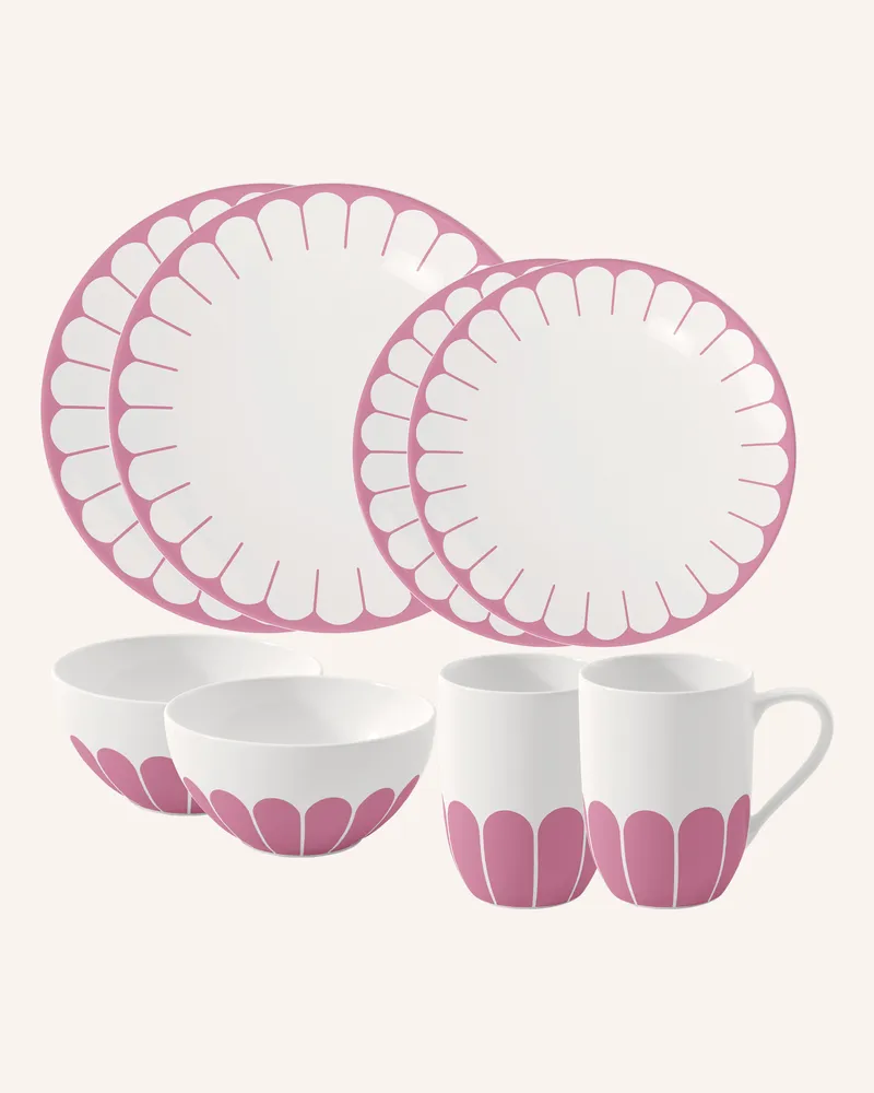 Villeroy & Boch Starter-Set 8tlg. Fleur Cassis pink Pink
