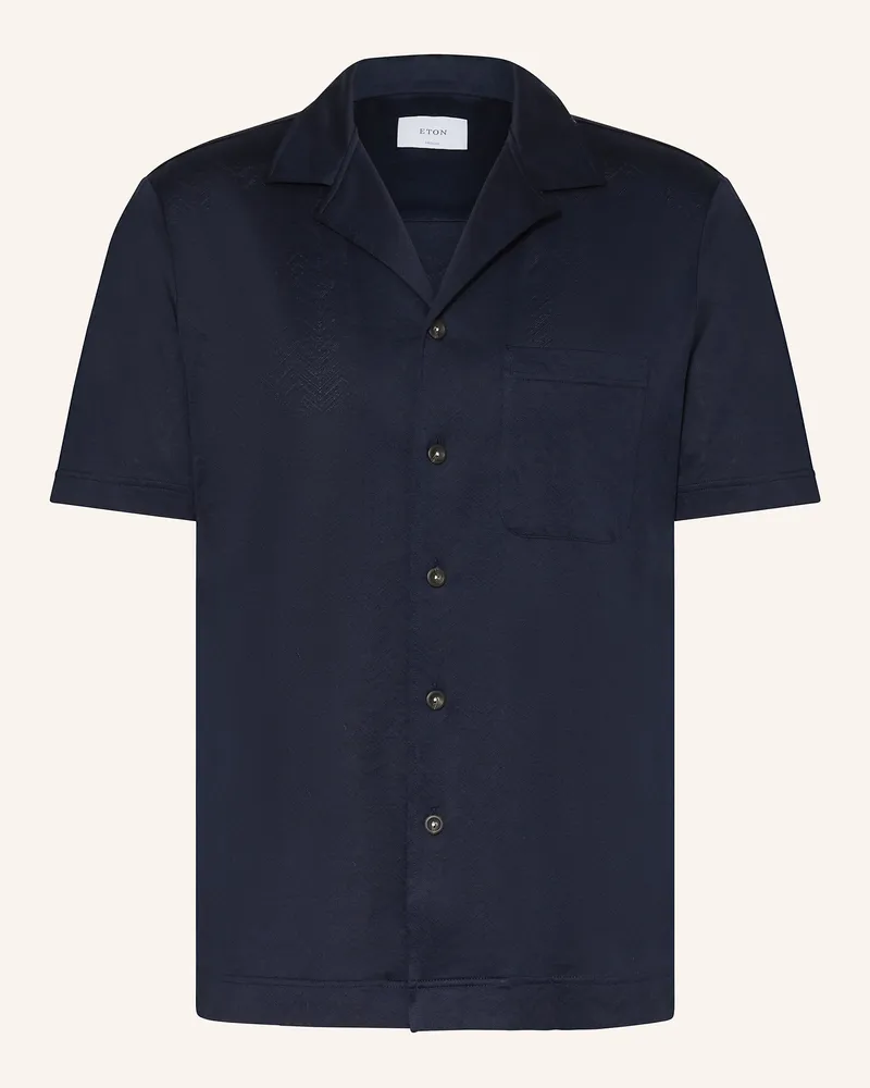 Eton Resorthemd Regular Fit Dunkelblau
