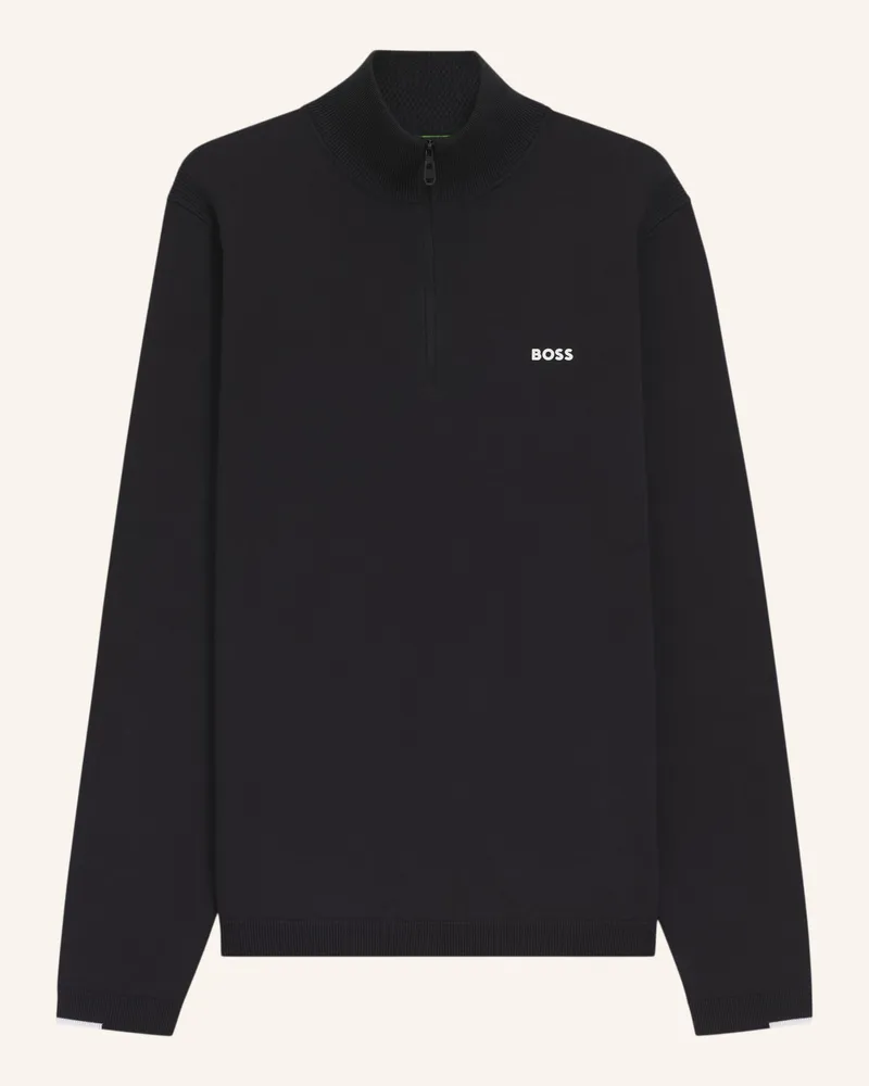 HUGO BOSS Pullover K_EVER-X QZ Regular Fit Dunkelblau