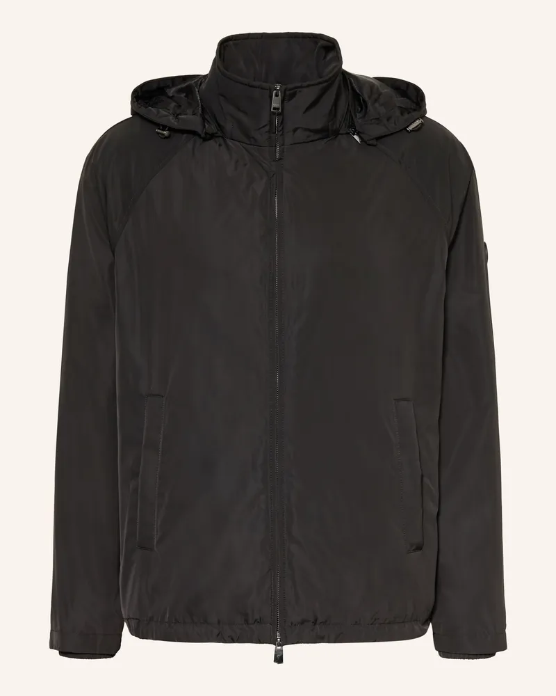 HUGO BOSS Jacke Carlen Mit Abnehmbarer Kapuze schwarz Schwarz