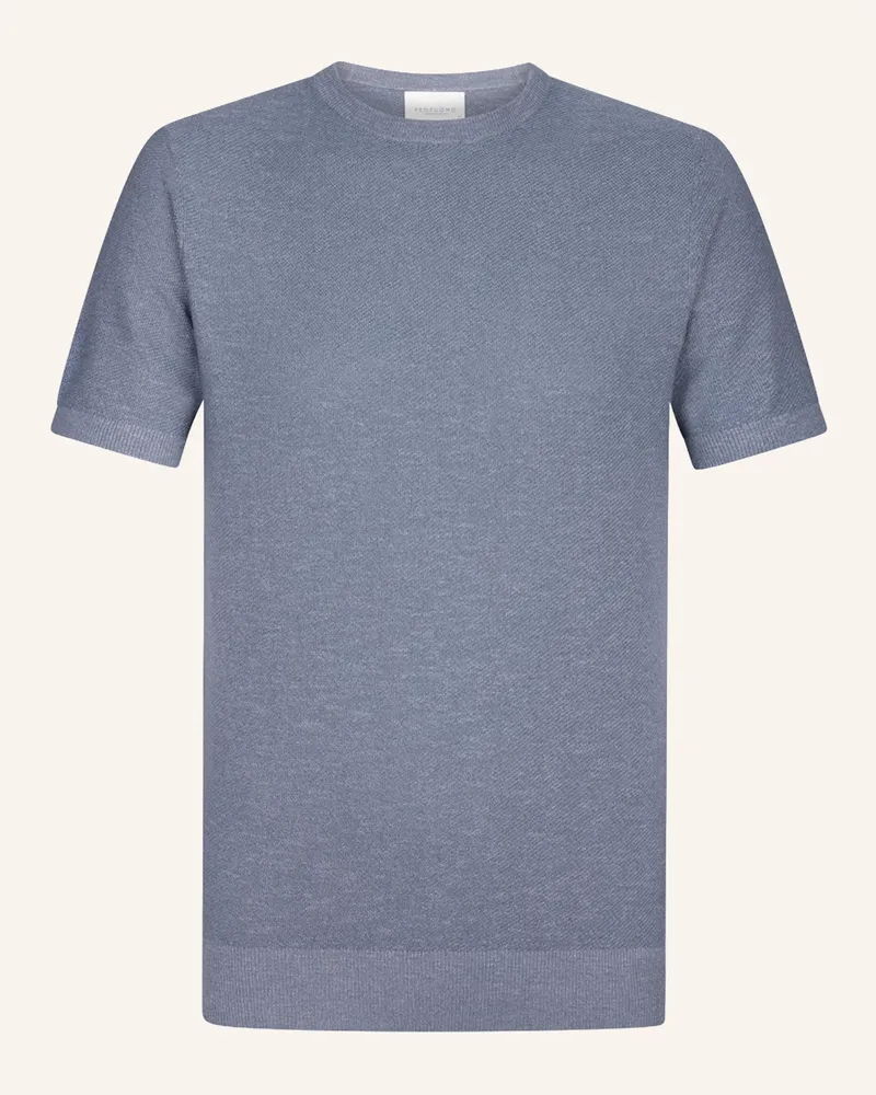Profuomo T-Shirt blau Blau