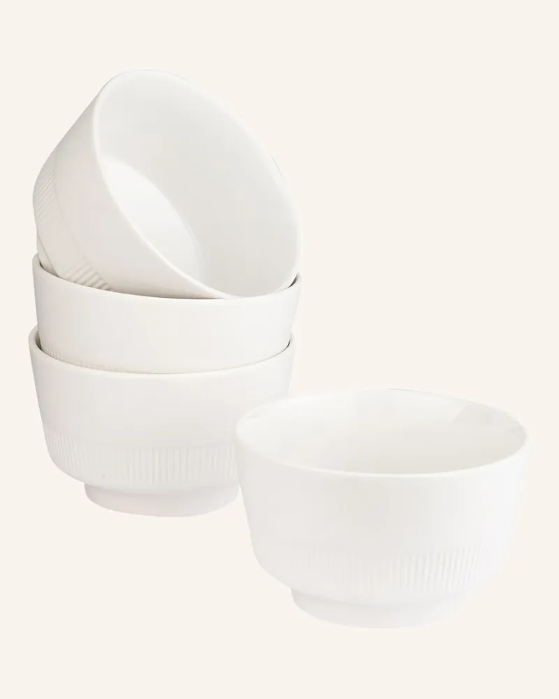 Marc O'Polo 4er-Set Schalen Moments weiss Creme