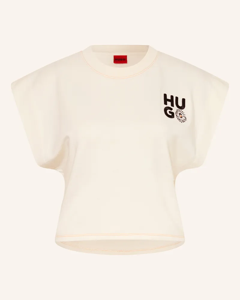 HUGO BOSS Schlafshirt DAIZY Ecru