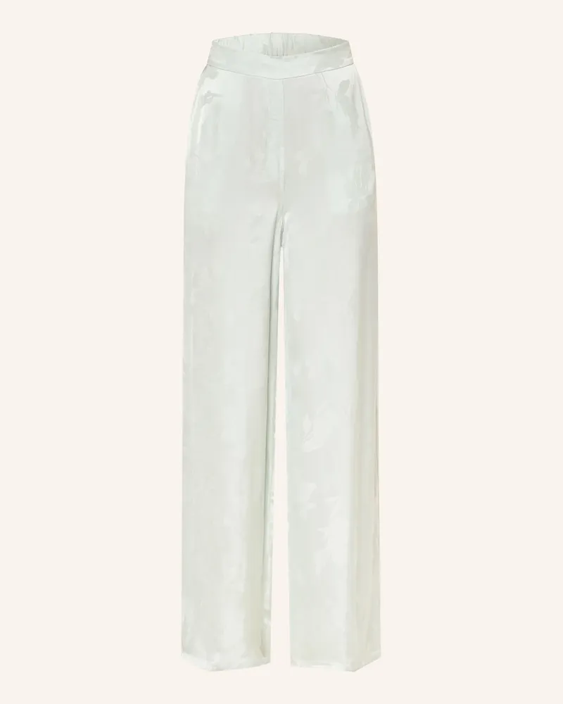 Calvin Klein Marlenehose aus Satin Hellgrün