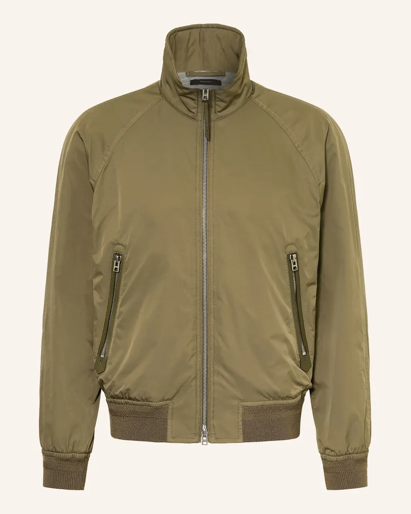 Tom Ford Blouson gruen Oliv