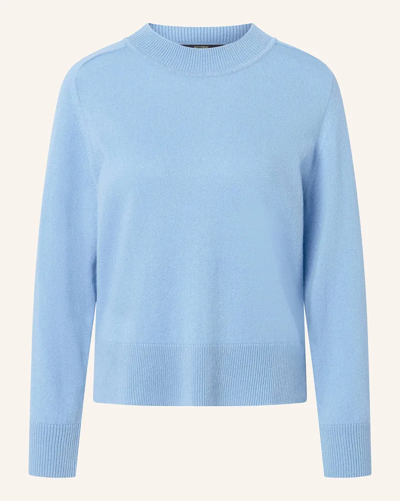 windsor. Cashmere-Pullover Hellblau