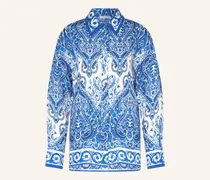 Hemdbluse mit Seide