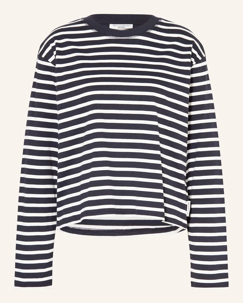 Marc O'Polo Longsleeve blau Dunkelblau