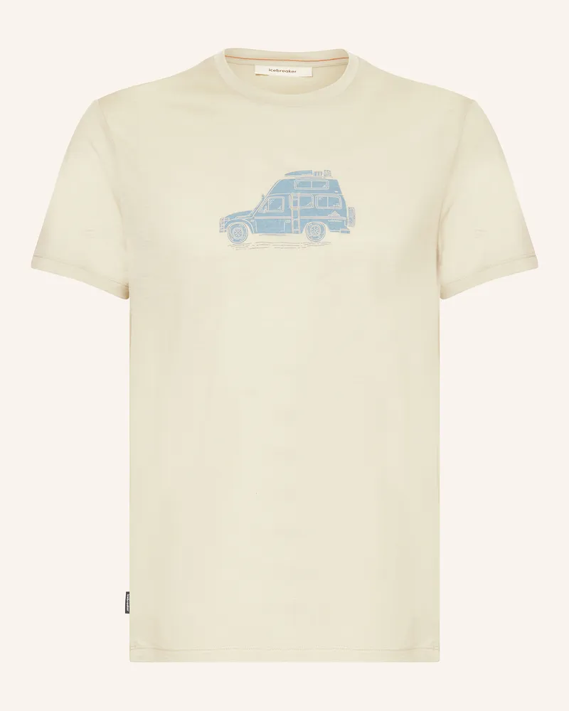 Icebreaker T-Shirt MERINO 150 TECH LITE™ aus Merinowolle Grau