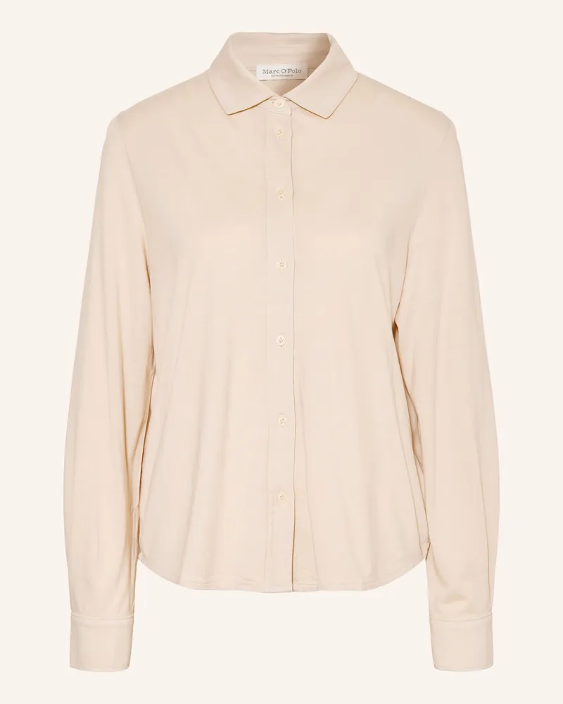 Marc O'Polo Hemdbluse Aus Jersey beige Beige