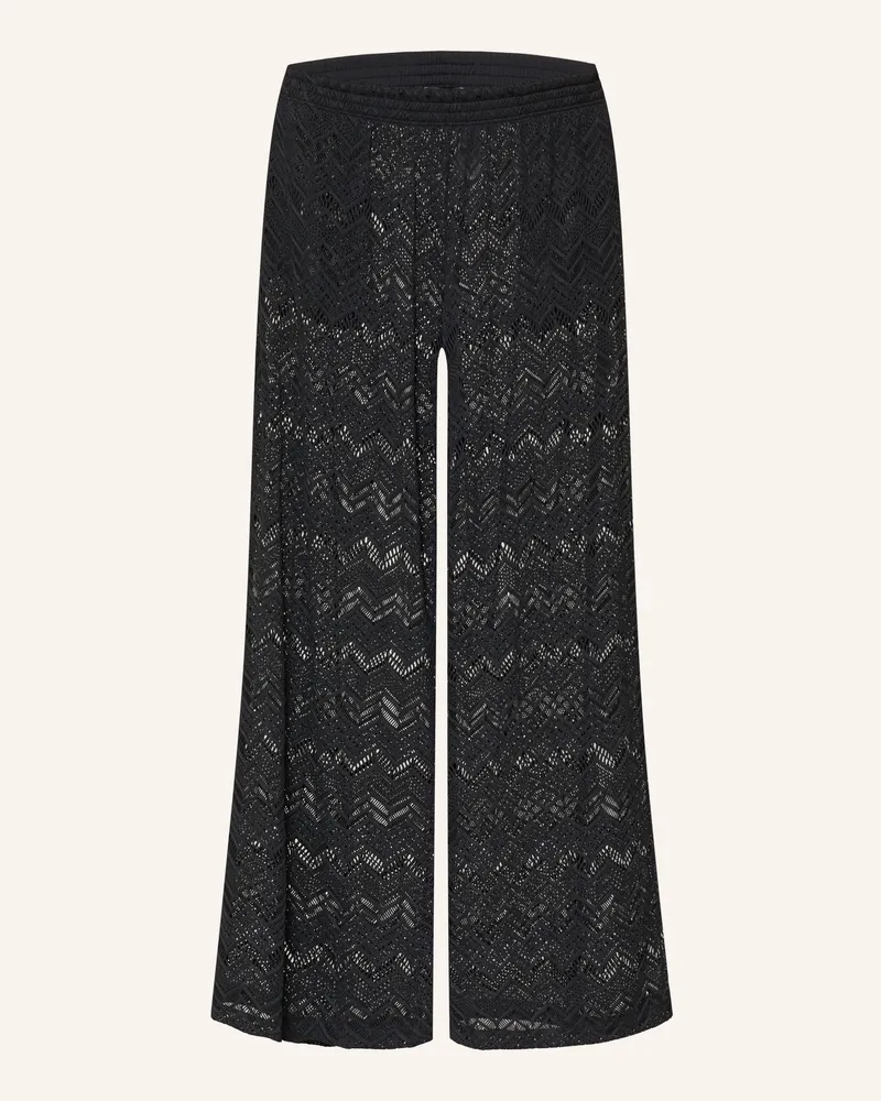 Vilebrequin Marlenehose LINE aus Spitze Schwarz