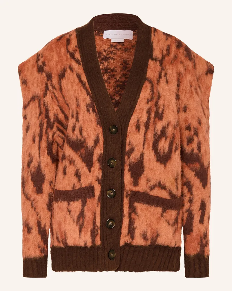 Stella McCartney Strickjacke Mit Alpaka orange Dunkelorange