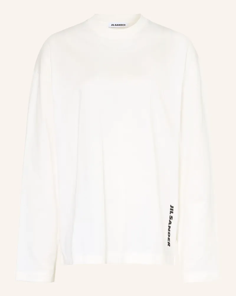Jil Sander Longsleeve weiss Weiss