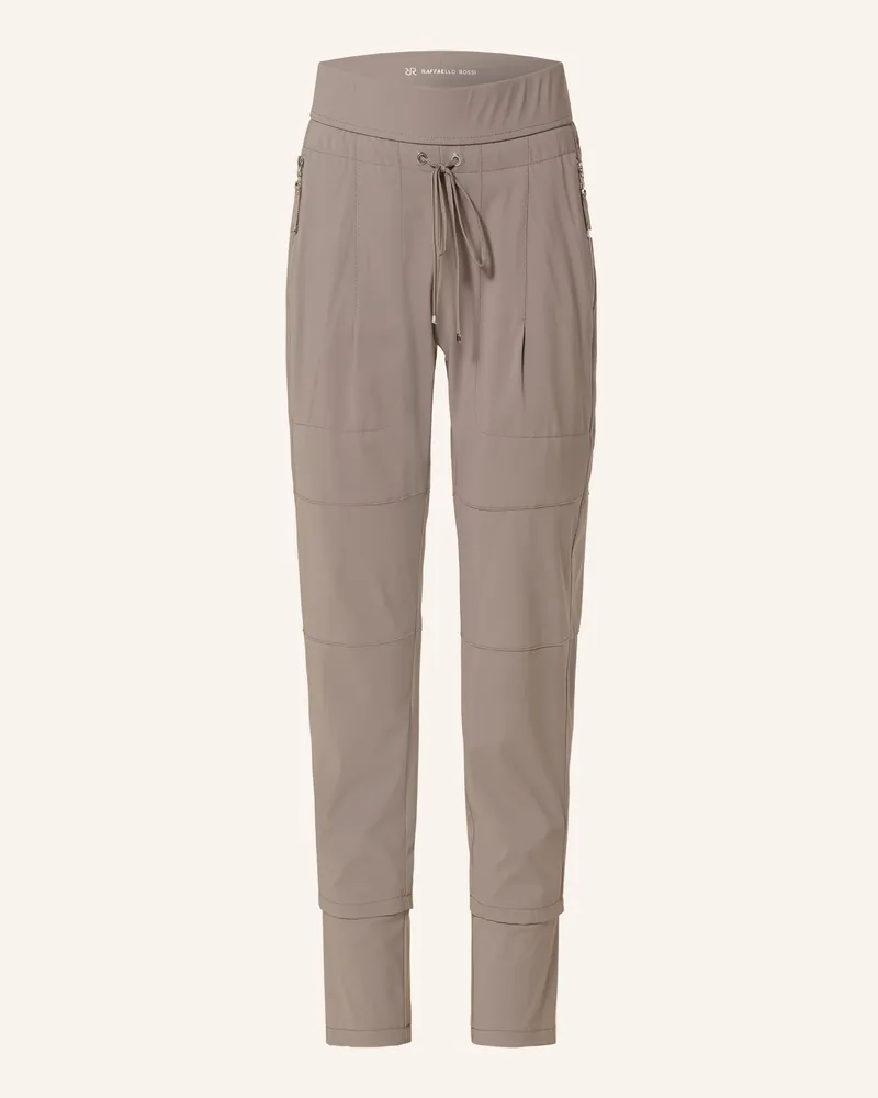 RAFFAELLO ROSSI  Hose Candy Im Jogging-Stil beige Taupe