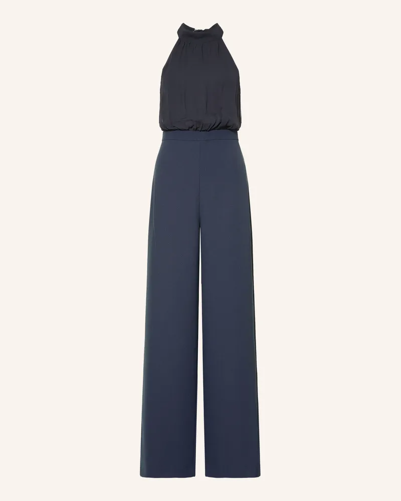 MAX&Co. Jumpsuit denver1 Im Materialmix Mit Schluppe blau Dunkelblau