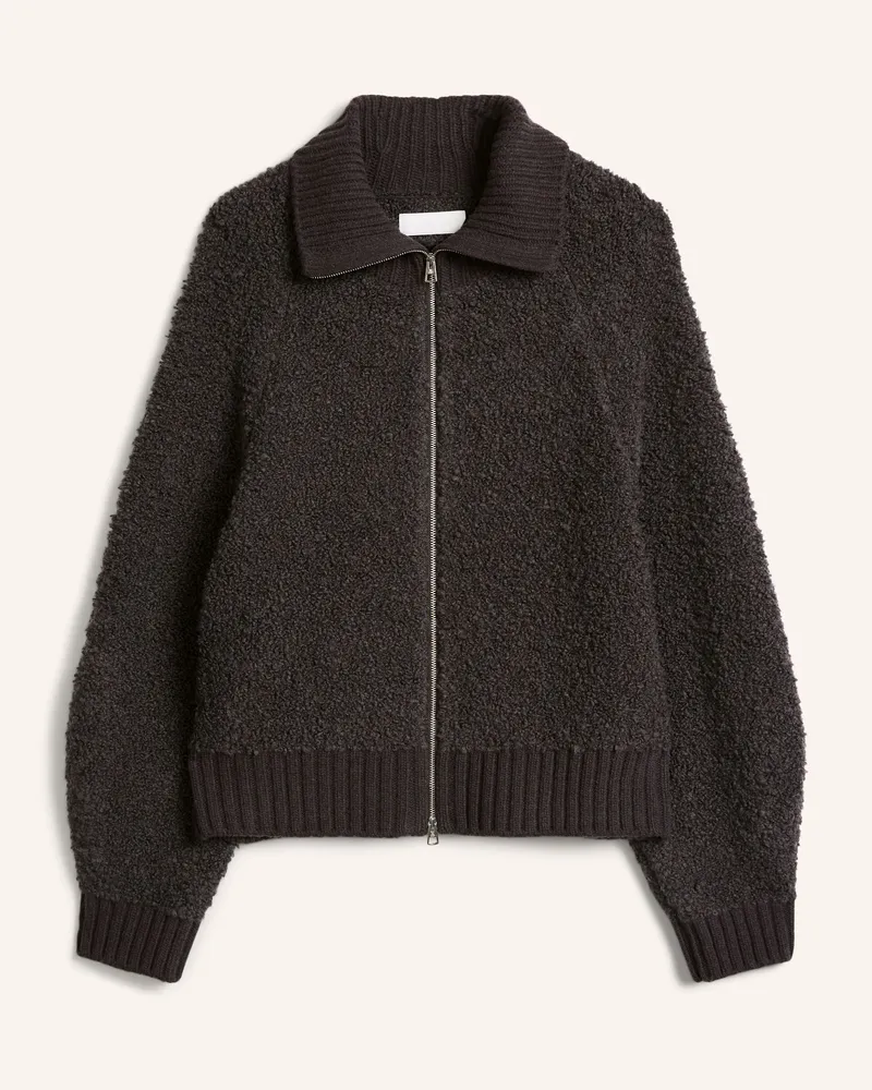 Marc O'Polo Zip-Cardigan braun Braun