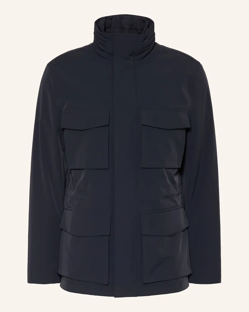 Reiss Fieldjacket Glick Mit Herausnehmbarer Blende blau Dunkelblau