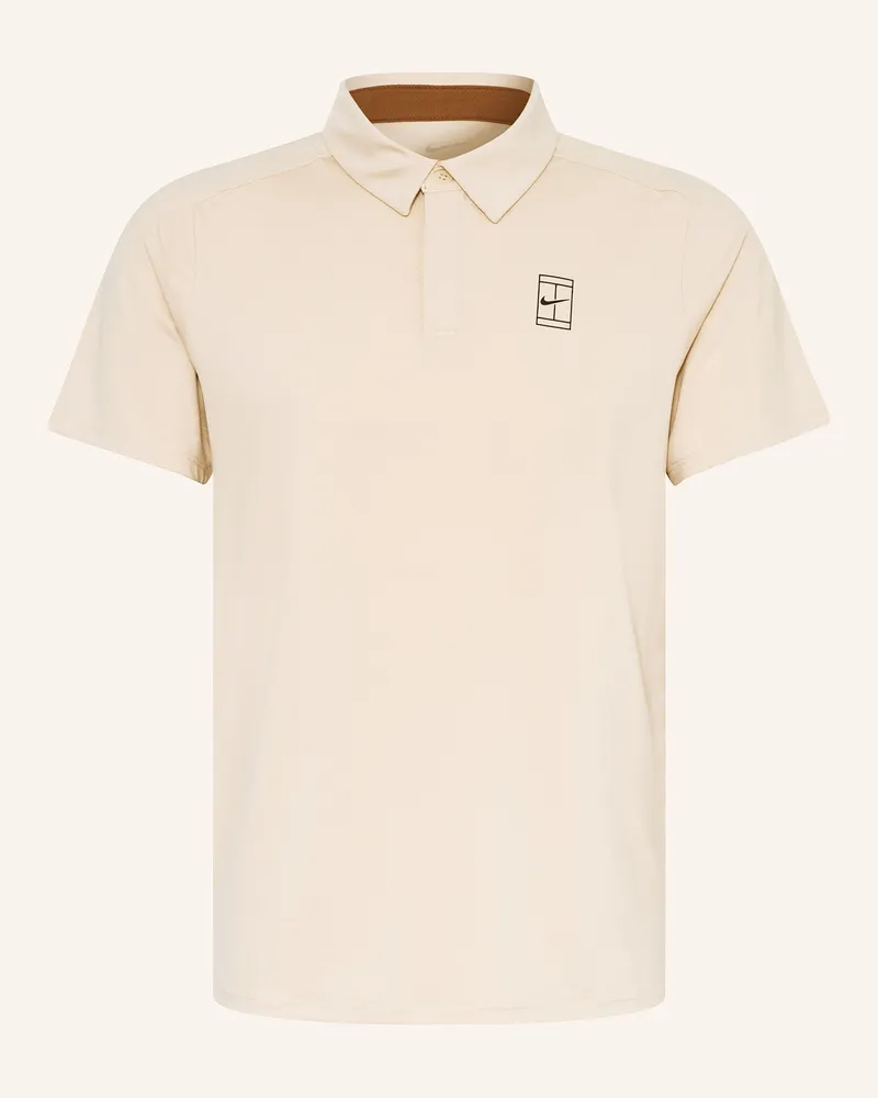 Nike Funktions-Poloshirt NIKECOURT ADVANTAGE Beige