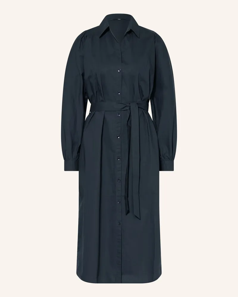 Lanius Hemdblusenkleid blau Dunkelblau