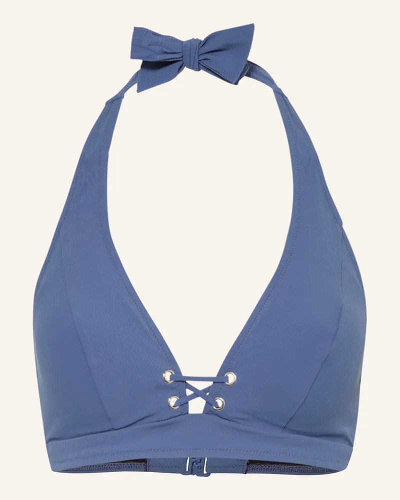 Lidea Neckholder-Bikini-Top Seaside Serenity blau Blaugrau