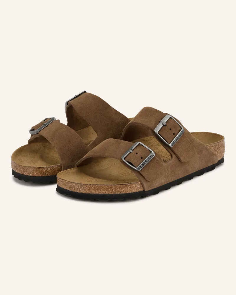 Birkenstock Pantoletten Arizona braun Dunkelbraun