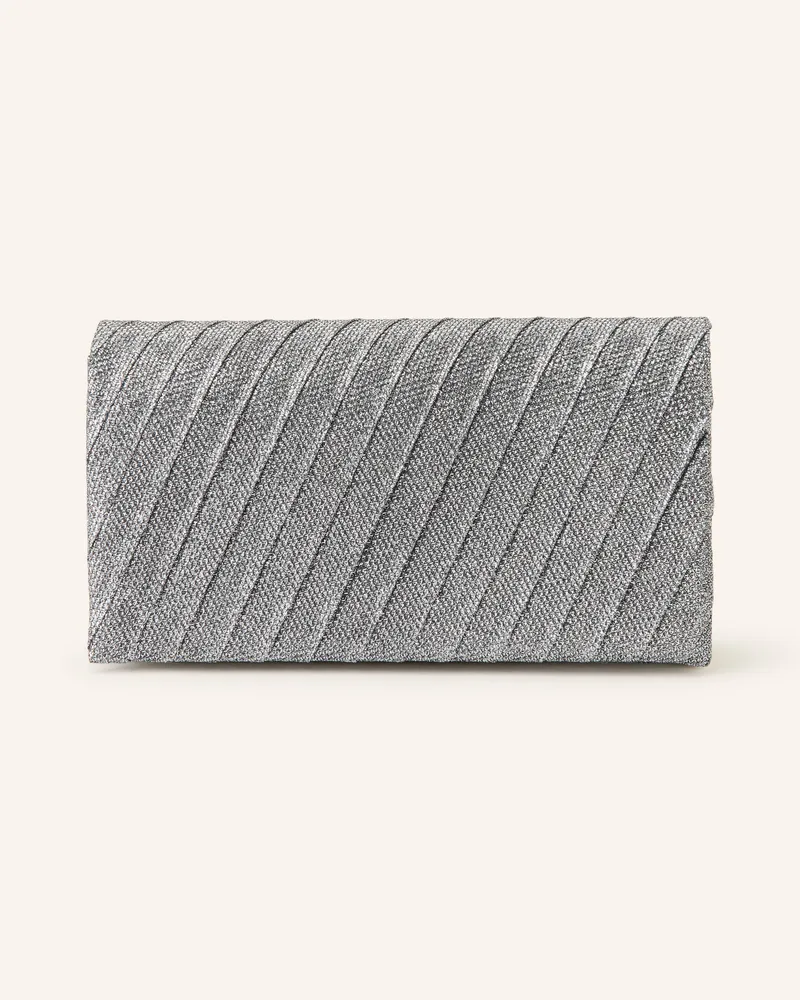 Vera Mont Clutch Mit Glitzergarn silber Silber