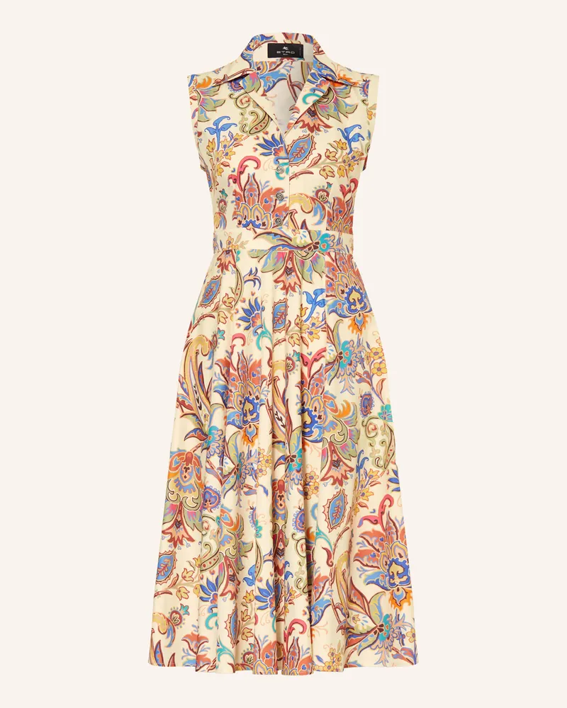 Etro Kleid Hellgelb