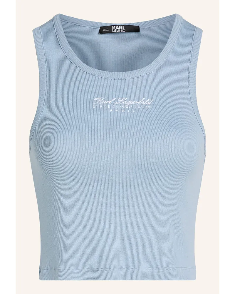 Karl Lagerfeld Top Blau