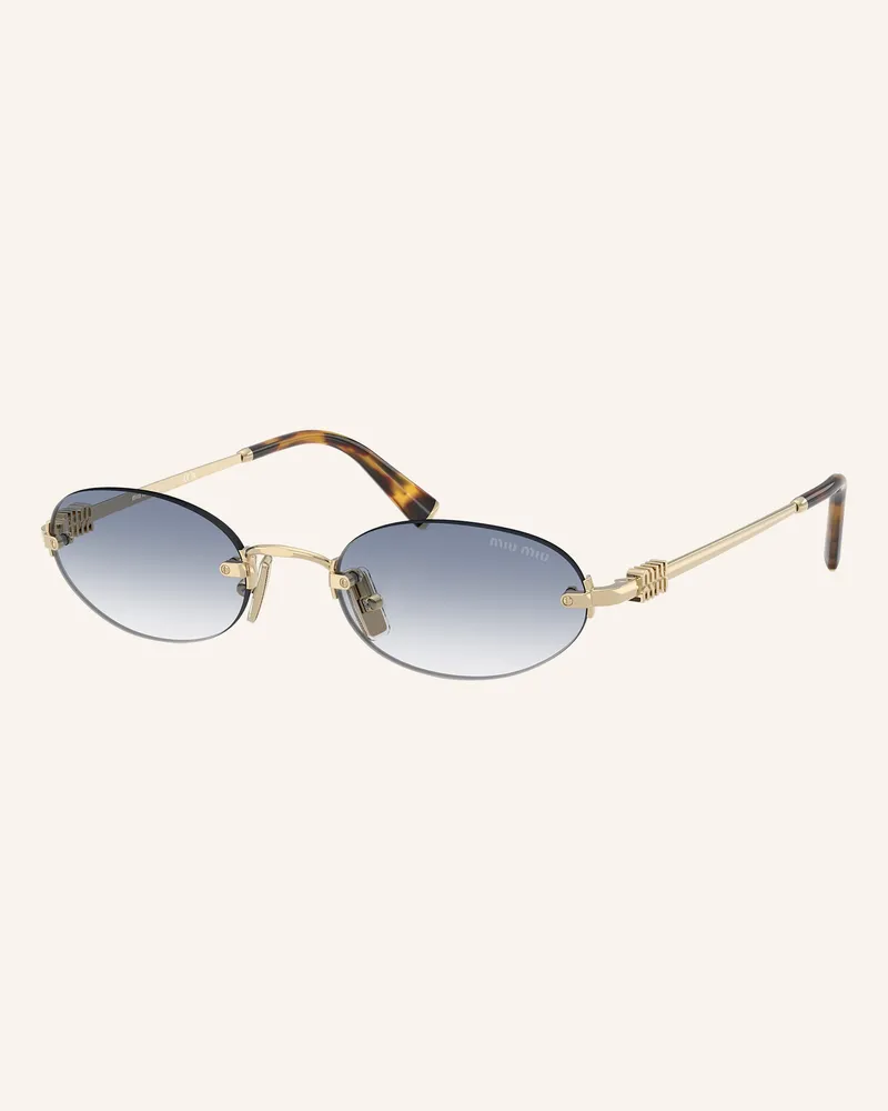 Miu Miu Sonnenbrille Mu a54s gold Zvn80o