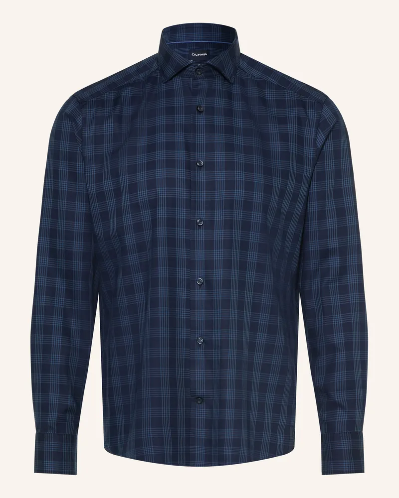Olymp Hemd Smart Modern Fit blau Dunkelblau