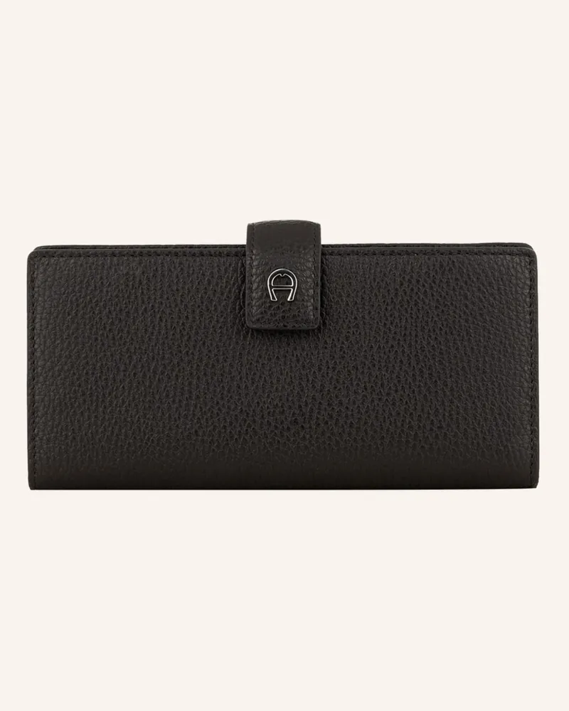 Aigner Geldbörse Basics schwarz Schwarz