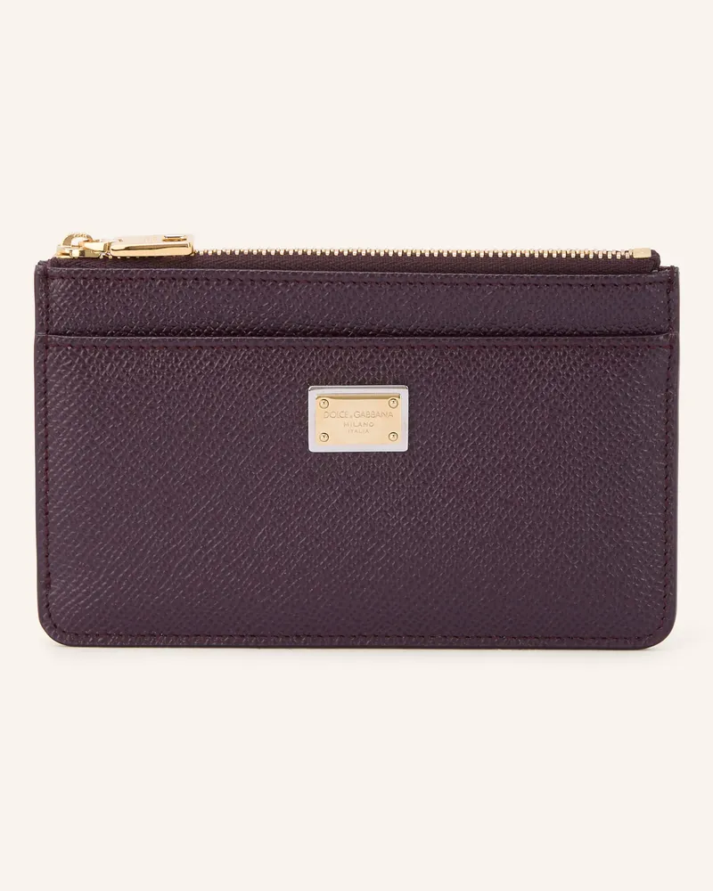 Dolce & Gabbana Kartenetui rot Dunkelrot