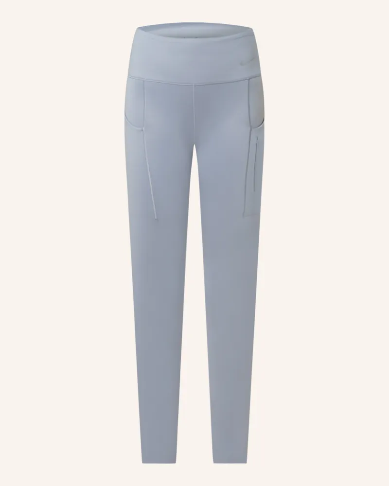 Nike Lauf-Tights GO Hellblau