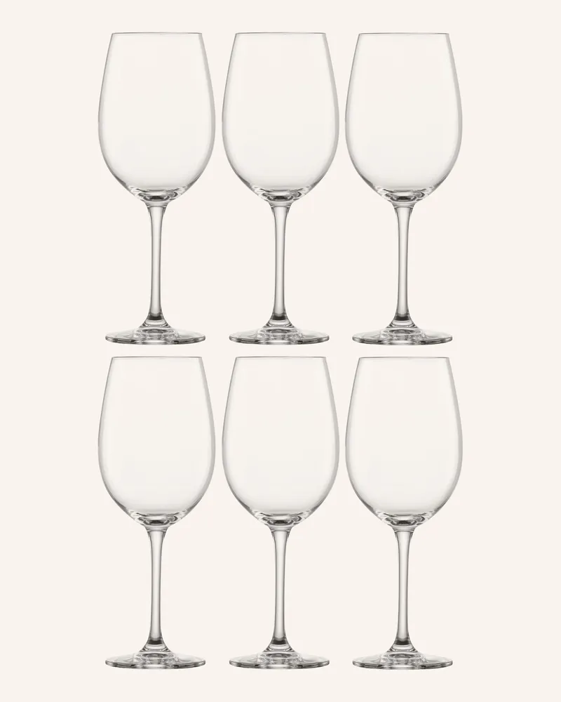 Schott Zwiesel 6er-Set Weingläser Classico transparent Weiss