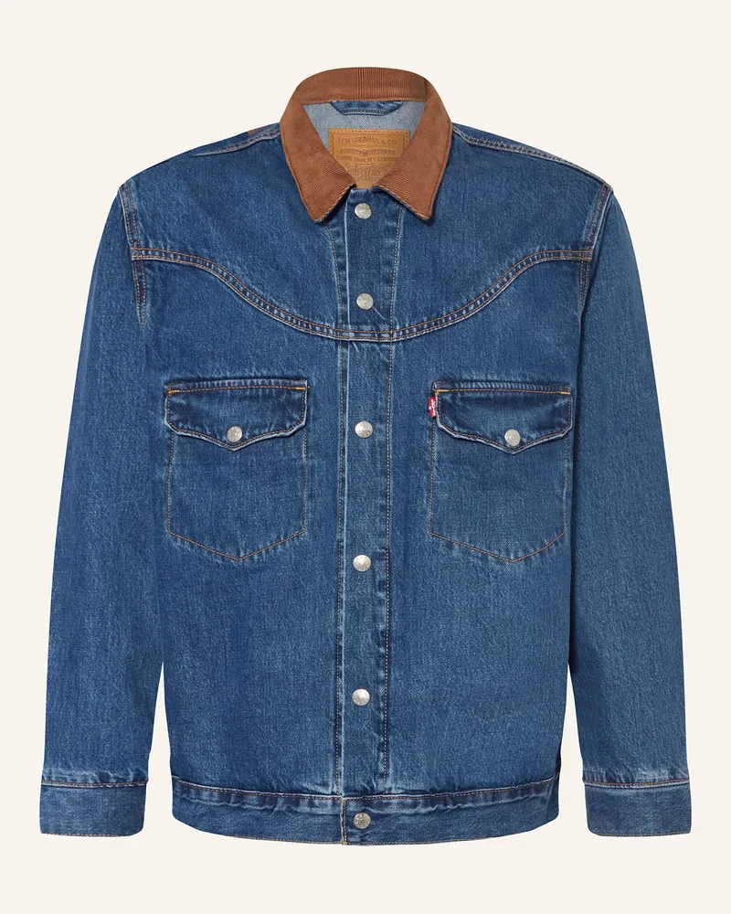 Levi's Jeansjacke WESTERN SHORTHORN Blau