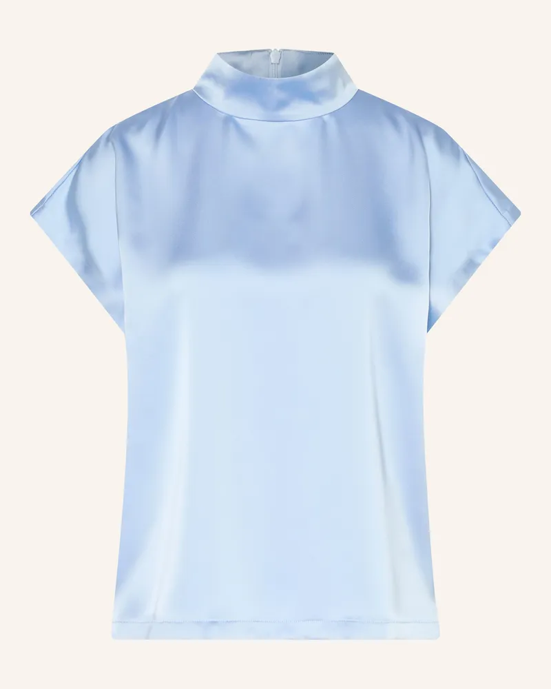 HUGO BOSS Blusentop CANELI-1 aus Satin Hellblau