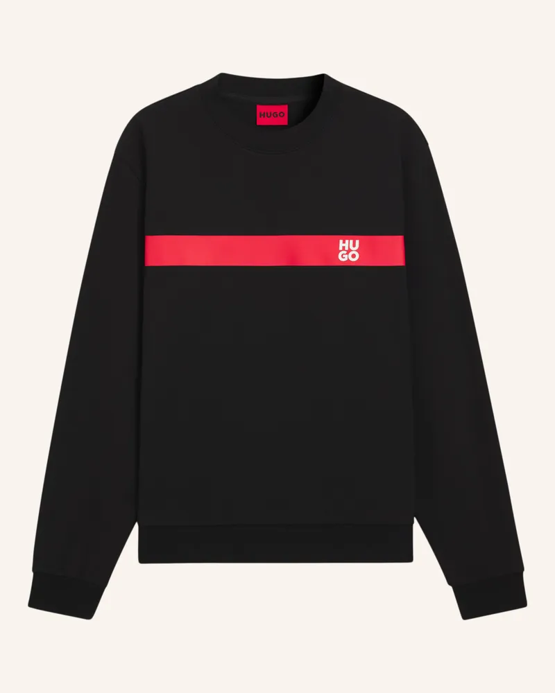 HUGO BOSS Sweatshirt DSAMP_IN Regular Fit Schwarz
