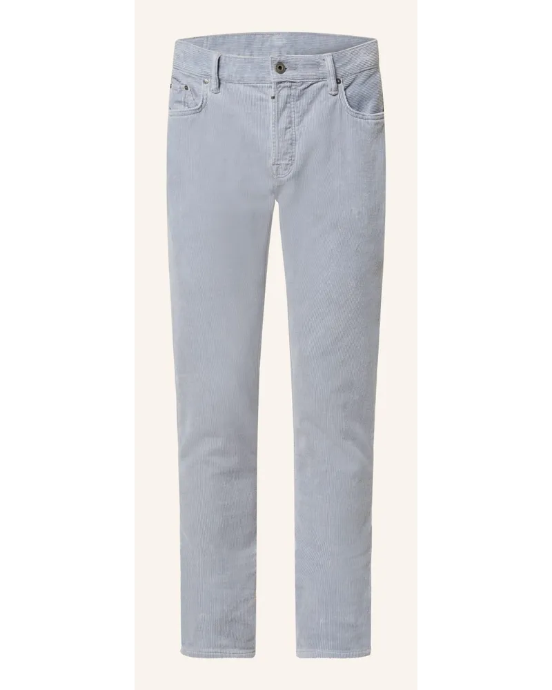 AllSaints Cordhose REX Slim Fit Blau